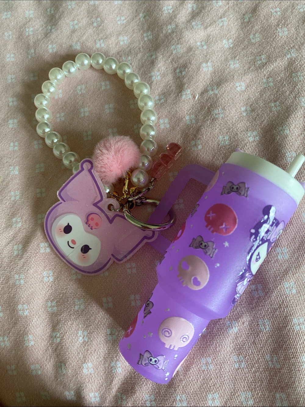 NWOT Lilac Lipstick Charm keychain 🖤💜